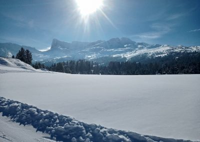 journée à la neige joue du loup Dévoluy
